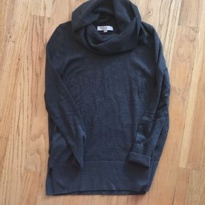 Loft luxe knit cowl neck sweater